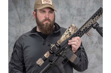 Image of Burris Xtreme Tactical 5-25x50mm Rifle Scope, 34mm Tube, First Focal Plane, Red SCR Mil Reticle, Mil Rad Adjustment, Matte, Prym1 Sand, 201055