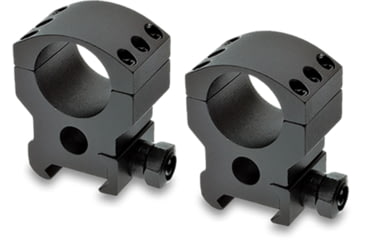 Image of Burris Xtreme Tactical Rings, Picatinny Rail, 34mm Rifle Scope, High, 1.5in. High, 2 Rings, 6x4 screws, 420193