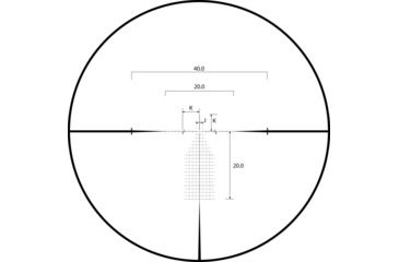 Image of Burris Xtreme TacticalxTR III 5.5-30x56 mm Rifle Scope, 34 mm Tube, First Focal Plane, Black, Matte, Non-Illuminated SCR 2 MIL Reticle, Mil Rad Adjustment, 201212