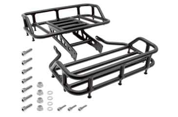 Image of Burromax HRH Utility Rack Set, Front and Rear, Black, 16106
