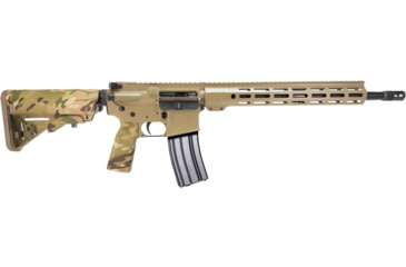 Image of Bushmaster QRC II PRO Rifle, 5.56x45mm NATO, 16 inch Barrel, 30 Round Magazine, Blue, 0010028H235-FRRMPG