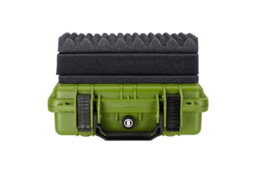 Image of Bushnell 11.6in Waterproof Hard Single Gun Case with Foam, Green, Compact, BN00010-GRN