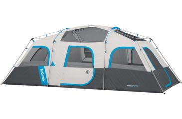 Image of Bushnell 12 Person FRP Cabin Tent, Blue/Gray/Dark Gray, 50007