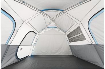 Image of Bushnell 12 Person FRP Cabin Tent, Blue/Gray/Dark Gray, 50007