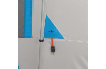 Image of Bushnell 12 Person FRP Cabin Tent, Blue/Gray/Dark Gray, 50007