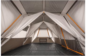 Image of Bushnell 12 Person Instant Cabin Tent, Orange/Gray/Black, 50004