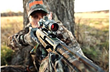 Image of Bushnell 1x28mm, 6 MOA Dot, with Rings, Matte Black AR730131C