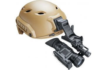 Image of Bushnell 2X28mm Digital Sentry NV Monocular Weapon Helmet Mount, Black, AR142BK