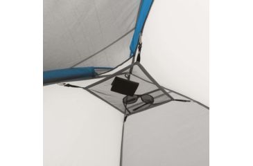 Image of Bushnell 4 Person FRP Dome Tent, Blue/Gray/Dark Gray, 50005