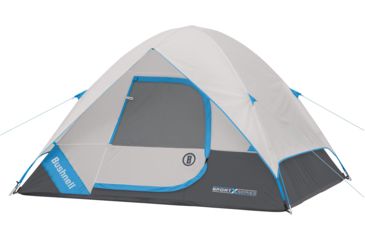 Image of Bushnell 4 Person FRP Dome Tent, Blue/Gray/Dark Gray, 50005