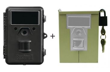 Image of Bushnell 8 Megapixel Trophy Cam Night Vision Field Scan Trail Camera w/ Bushnell Trophy Camera Case