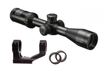 Image of Bushnell AR Optics 3-12x40 Rifle Scope w/ BDC Reticle with Millett 1 Inch to 30 mm Scope Mount