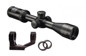 Image of Bushnell AR Optics 3-9x40 Rifle Scope w/ BDC Reticle with Millett 1 Inch to 30 mm Scope Mount