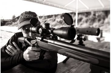 Image of Bushnell AR Optics Rifle Scope, 4.5-18x40mm, 40 mm Tube, Second Focal Plane, BDC Reticle, Matte Black, AR945184B