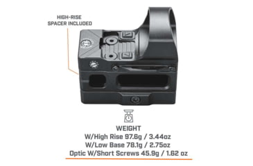 Image of Bushnell AR Optics First Strike 2.0 Reflex Red Dot Sight, 3 MOA, Aimpoint Base, Matte Black, AR71XRS