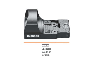 Image of Bushnell AR Optics First Strike 2.0 Reflex Red Dot Sight, 3 MOA, Aimpoint Base, Matte Black, AR71XRS