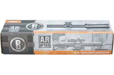 Image of EDEMO Bushnell AR Optics Rifle Scope, 1-4x24mm, 30mm Tube, Second Focal Plane, Drop Zone-223 Reticle, Target Turrets, Matte Black, AR91424, EDEMO1