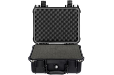 Image of Bushnell Compact 13.37in Waterproof Gear Hard Case w/ Foam, Black, Standard, BN00001