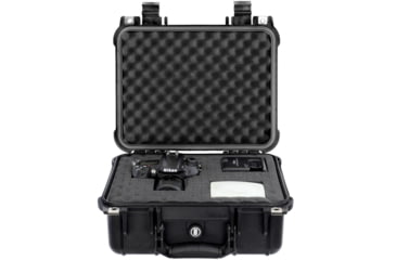 Image of Bushnell Compact 13.37in Waterproof Gear Hard Case w/Foam, Black, BN00001