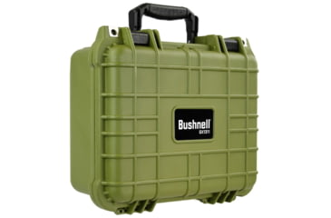 Image of Bushnell Compact 13.37in Waterproof Gear Hard Case w/ Foam, Green, Standard, BN00001-GRN