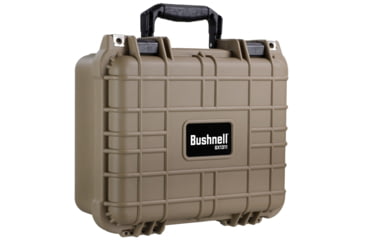 Image of Bushnell Compact 13.37in Waterproof Gear Hard Case w/Foam, Tan, BN00001-TAN