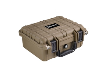Image of Bushnell Compact 13.37in Waterproof Gear Hard Case w/ Foam, Tan, Standard, BN00001-TAN