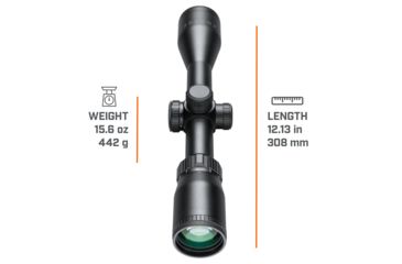 Image of Bushnell Engage 3-9x40mm Rifle Scope, 1 inch Tube, Illuninated Multi-X Reticle, Black, RE3940BS9