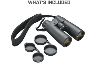 Image of Bushnell Fusion X 10X42 Rangefinding Binoculars, BK-7, Center Focus System, Roof Prism, Black, FX1042AD