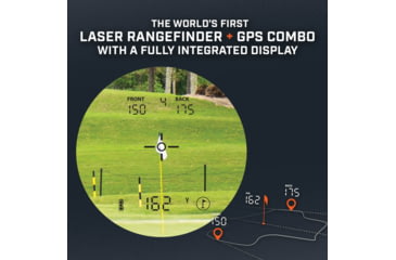 Image of Bushnell Hybrid 5x20mm Golf Laser Rangefinder GPS, White, 5x magnification, 201835