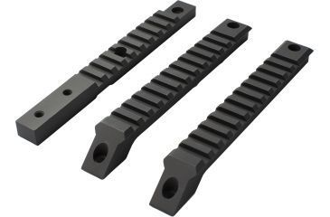 Image of Bushnell Picatinny Rails for LMSS Black, Bottom, Top, Side, Box 081000