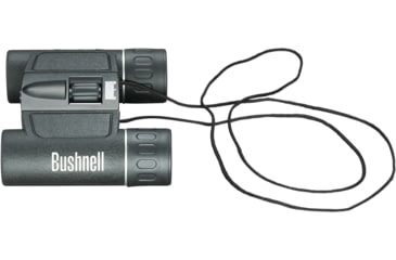 Image of Bushnell PowerView 10x25 Roof Prism Compact Binocular, Black, 132516