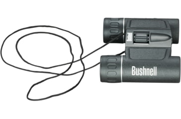 Image of Bushnell PowerView 10x25 Roof Prism Compact Binocular, Black, 132516