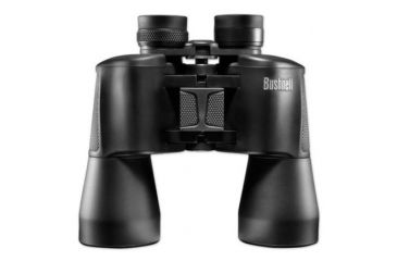 Image of Bushnell Powerview 10x50 Roof Prism Binoculars, Black, Clam 151050