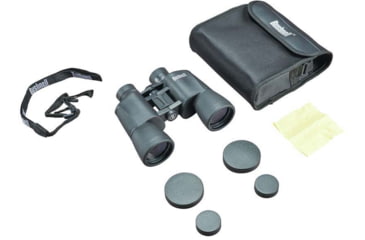 Image of Bushnell PowerView WA 10x50mm Porro Prism Binoculars, Box Pack, Black, 131056, EDEMO1