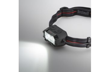 Image of Bushnell PRO Rechargable 400 Lumen MC Headlamp, Gray/Orange, 50010