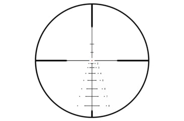 Image of Bushnell R5 6-18x50mm Rifle Scope with Illuminated DOA-LRH800, 1in Tube, Second Focal Plane, Black, Small, R5-61850S25