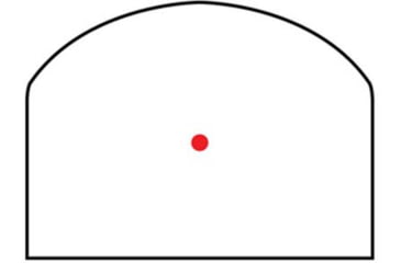 Image of Bushnell RXS Reflex Black 1x25mm, 4 MOA Red Dot Reticle, RXS10R