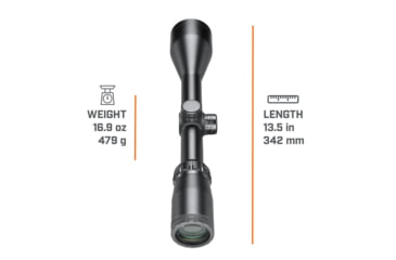 Image of Bushnell Scope Banner 2 3-9x50 Bdc W/rings Black