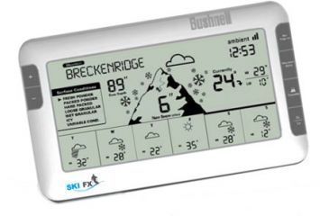 Image of Bushnell 7 Day SKI Weather FX Wireless Forecaster 950070C - Bushnell Real Time 7-Day Weather Forecast 95-0070C