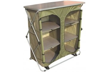 Image of Bushtec Adventure Sierra Double Camp Cupboard, Beige, CB014WD