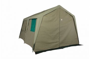Image of Bushtec Adventure Zulu 1200 Gazebo Canvas Apex Wall, Olive, GOLDAPEXGFR