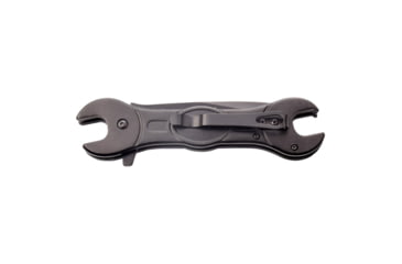 Image of Busted Knuckle Garage Spring Assisted Knife, 3in, 3Cr13 Stainless Steel Stainless Steel, Drop Point, Black, BKG-A004BK