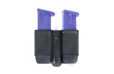 Image of BlackHawk Double Magazine Case, 9mm/.40 cal/.45 cal/10 mm/.357 Sig, Matte Black, Plastic, Double Stack, 410610PBK