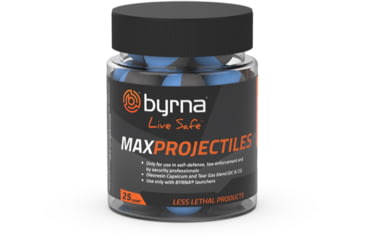 Image of Byrna Technologies .68 Caliber Max Projectiles, 25 Count Tube, 810042110786