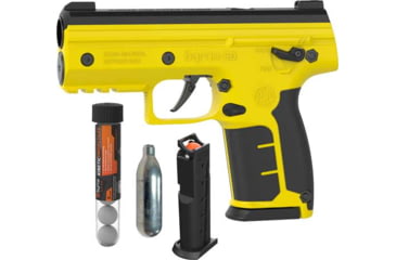 Image of Byrna Technologies Byrna SD Basic Kenetic Kit, 1 Mag/1 CO2/5 Projectiles, Yellow, 810042111899