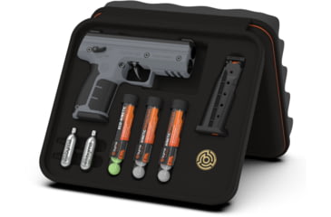 Image of Byrna Technologies Byrna Sd Kinetic Kit Gray W/ 2 Mags &amp; Projectiles