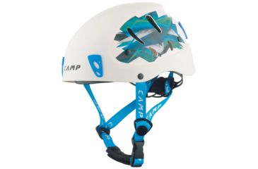 Image of C.A.M.P. Armour Climbing Helmet, White/Blue, Small, 2595S2