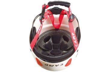 Image of C.A.M.P. Armour Climbing Helmet, White/Red, Small, 2595S1