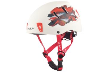 Image of C.A.M.P. Armour Climbing Helmet, White/Red, Small, 2595S1