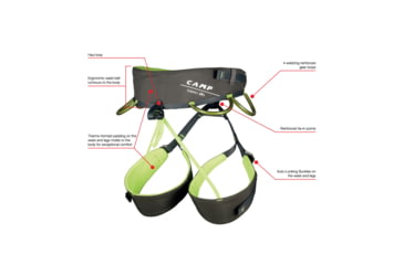 Image of C.A.M.P. Energy Cr 3 Harnesses, Grey, Small, 2870S1